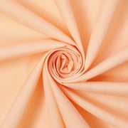 Cotton Polyester Broadcloth Fabric Premium Apparel Quilting 60" Wide Sold By the Yard Wholesale Peach