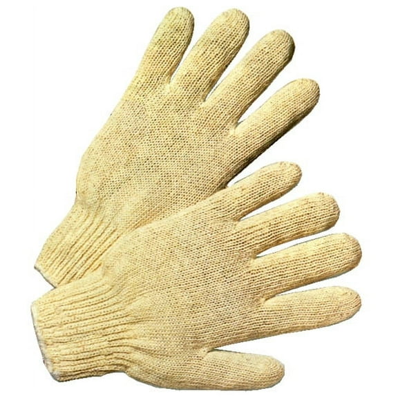 Cotton Polyester String Heavyweight Knit Gloves (Sold by Dozen) Womens Size