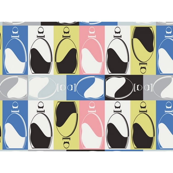 Cotton Poplin Fabric Multicoloured - per yard