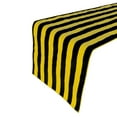 thumbnail image 1 of Cotton Print Table Runner 1 Inch Wide Stripes Yellow and Black, 1 of 3