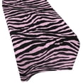 thumbnail image 1 of Cotton Print Table Runner Animal Zebra Stripes Pink, 1 of 1
