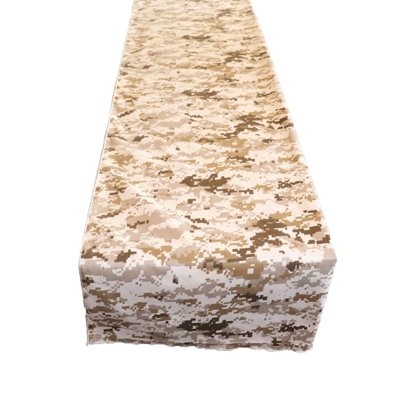 Cotton Print Table Runner Camouflage Digital Pixel Desert Camo