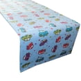 thumbnail image 1 of Cotton Print Table Runner Cars and Trucks Blue, 1 of 2