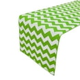thumbnail image 1 of Cotton Print Table Runner Chevron Green, 1 of 1
