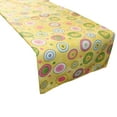 thumbnail image 1 of Cotton Print Table Runner Circles Yellow, 1 of 3