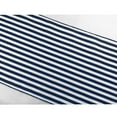 thumbnail image 1 of Cotton Print Table Runner Half Inch Wide Stripes Navy, 1 of 4