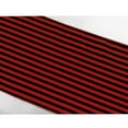 thumbnail image 1 of Cotton Print Table Runner Half Inch Wide Stripes Red and Black, 1 of 4