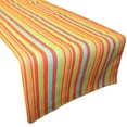 thumbnail image 1 of Cotton Print Table Runner Multi Stripes Green Orange, 1 of 2