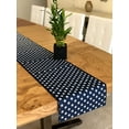 thumbnail image 1 of Cotton Print Table Runner Stars Navy, 1 of 2