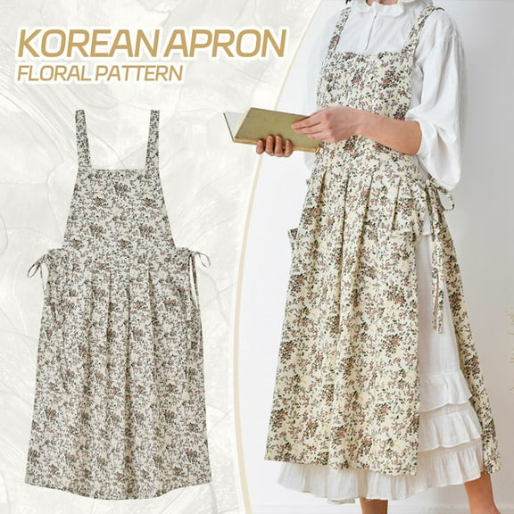 Cotton Printed Adjustable Extended Kitchen Apron