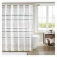 thumbnail image 1 of Cotton Printed Shower Curtain with Trims, 1 of 5