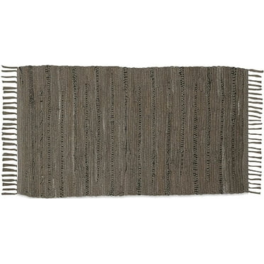Cotton Rag Rug 24''x36''- 2x3'- Multicolor Chindi Rug - Hand Woven Washable & Reversible for Living Room Kitchen Entryway Bedroom Rug Rag with Tassel