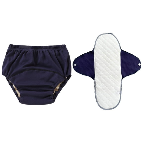 Cotton Reusable Adult Diaper Pants with Insert Pad Breathable Leakproof Incontinences Underwear For Elderly Hospital Use