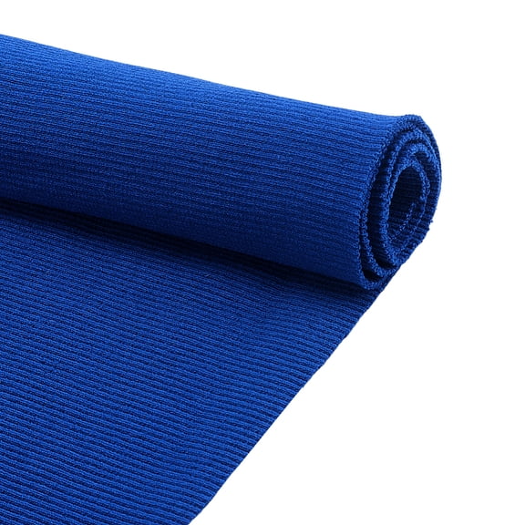 Cotton Ribbed Fabric Clothing Accessories Medium Blue 1182x500~510x0.8mm diy