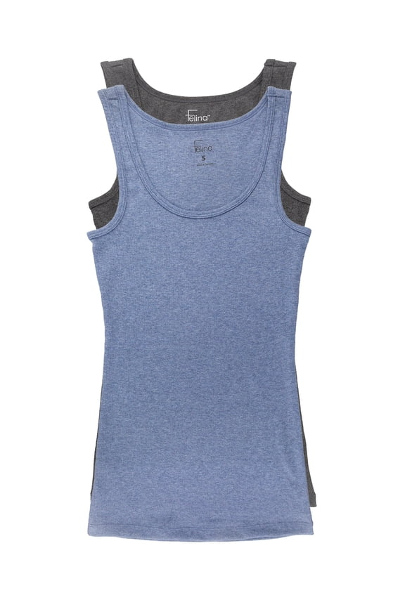 Cotton Ribbed Tank Top - Stylish and Comfortable Womens Tank Tops, Sleeveless Design, Perfect for Layering