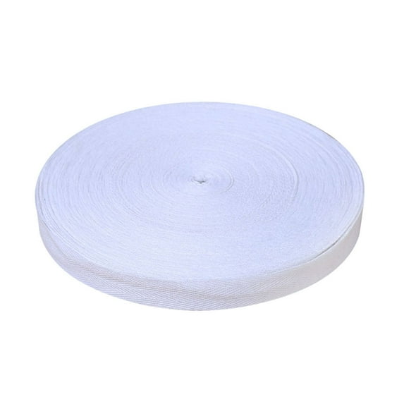 Cotton Ribbon Cotton Twill Tape Bias Tape Sewing DIY Craft Gift Wrapping Packing Garment Accessories(4/5",55 Yards)