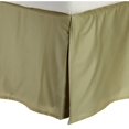 thumbnail image 1 of Cotton Rich Soft Bed Skirt, 15" Drop Down, 5 Colors Moss / Queen, 1 of 1