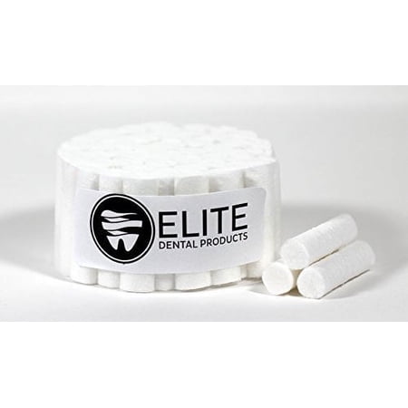 Cotton Rolls #2 Medium 1.5" Non-Sterile 100% High Absorbent Cotton Pack of 50