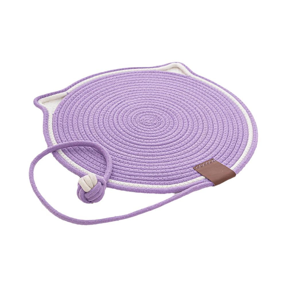 Cotton Rope Cat Scratcher Board Scratching Post Mat Sharpe Toy Bed Mat