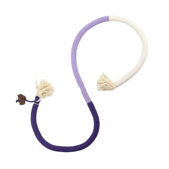 Cotton Rope Chew Toy for Cats with Durable Material for Teeth Cleaning and Gum Massage Sturdy Construction for Aggressive Chewing and Teething Indoor Outdoor Interactive Bonding