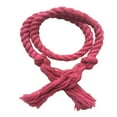 thumbnail image 1 of Cotton Rope Curtain Tiebacks 2 Pack, Handmade Braided Boho Curtain Holdbacks with Tassel, No Drill Decorative Curtain Ties for Drapes, Farmhouse, Home Decoration Window Treatment, 1 of 1