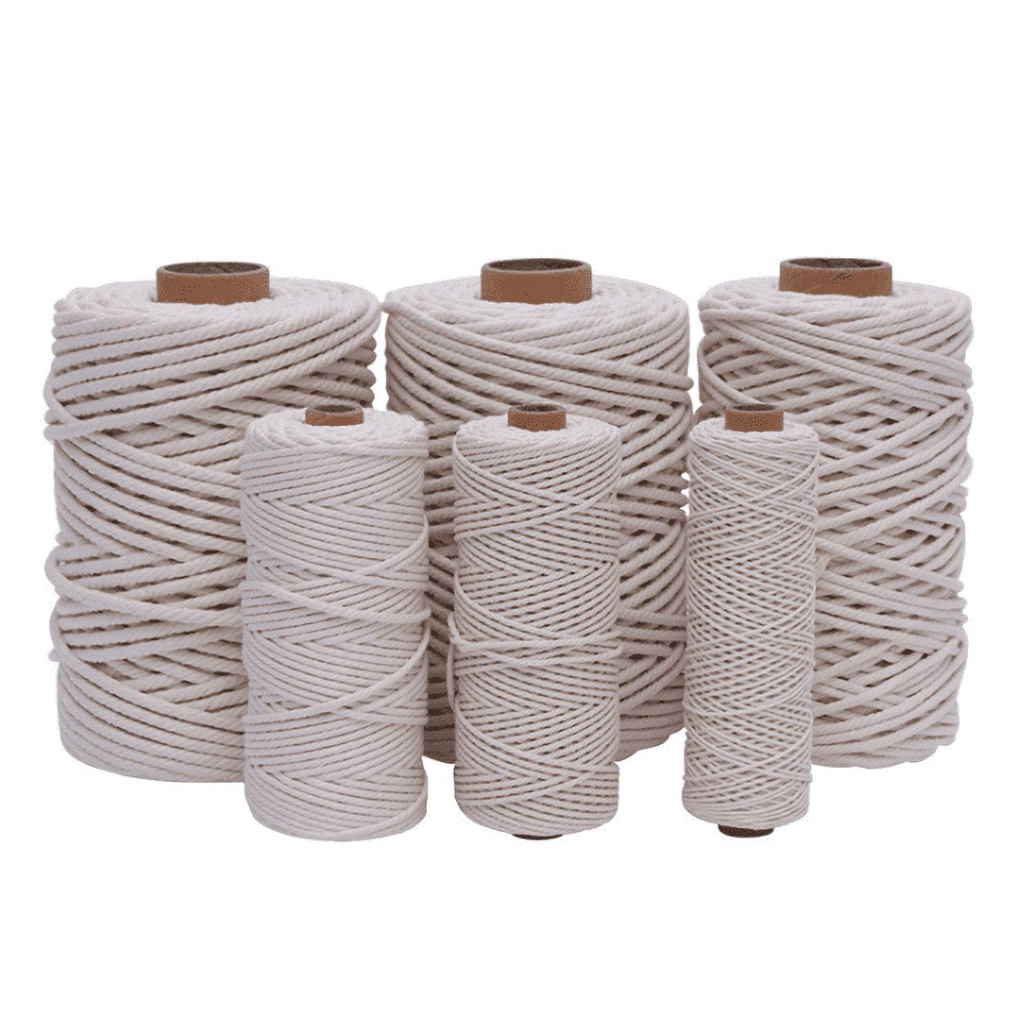 Cotton Rope Diy Cotton Rope Diy Hand-woven Fine Cotton Thread Binding Rope Weaving ...