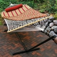 thumbnail image 1 of Cotton Rope Hammock, Stand, Pad and Pillow Combination, 1 of 2