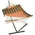 thumbnail image 1 of Cotton Rope Hammock, Stand, Pad and Pillow Combination, 1 of 2