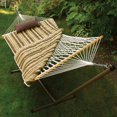 thumbnail image 1 of Cotton Rope Hammock, Stand, Pad and Pillow Combination, 1 of 2