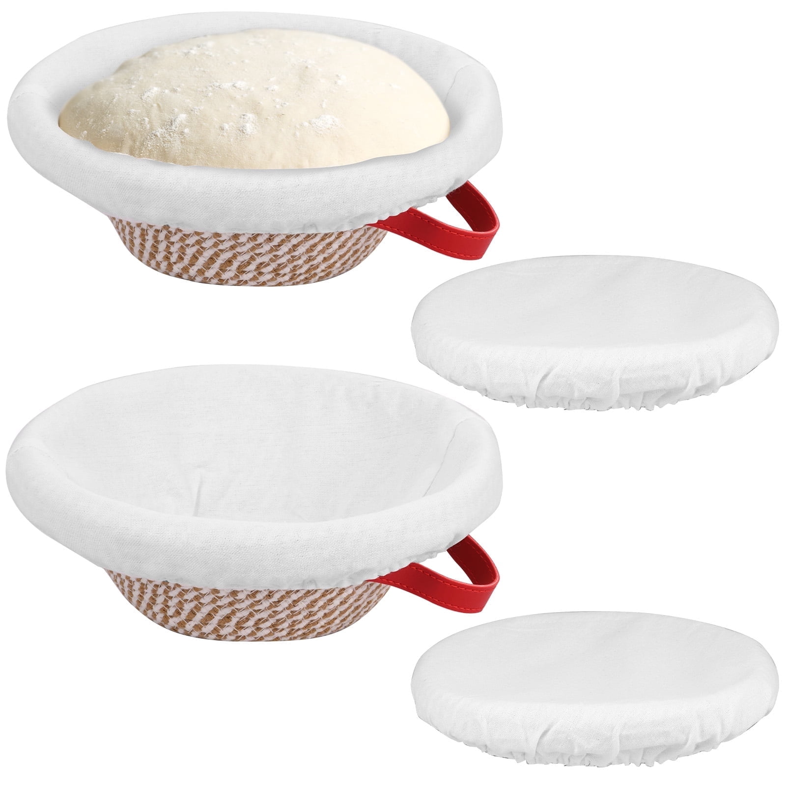 Cotton Rope Proofing Basket for Bread Baking Oval And Round Banneton ...