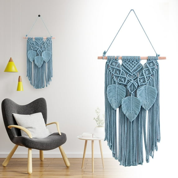 Cotton Rope Tassel Hanging Decoration Hand Woven Tapestries Living Room And Bedroom Wall Tapestries