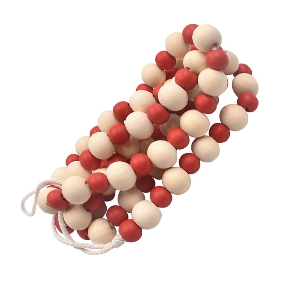 Ifundom Natural Wood Beads Necklace for Crafting, Decoration, and - 1 Piece Wooden Bead Jewelry Accessory
