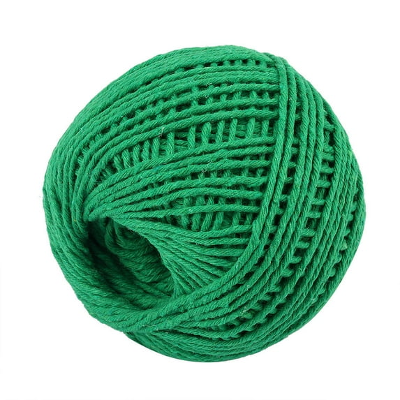 Cotton Rope for Crafts, Two-Tone Macrame Cord for Jewelry Making, Natural Twine for Home Decor Wedding Diy Projects Green2