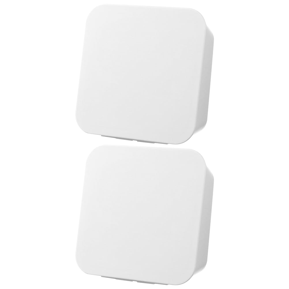 Cotton Round Dispenser Rounds Jar Containers Vanity Organizers Storage Shelves 2 Pcs