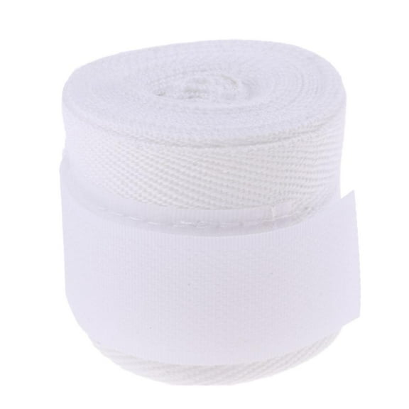 Cotton Safety Wraps for Adults MMA Kickboxing Boxing Training - White, 250x5cm