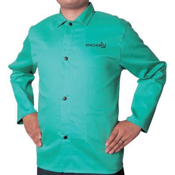 Flame Retardant (FR) Cotton Sateen Jacket, 2X-Large, Visual Green