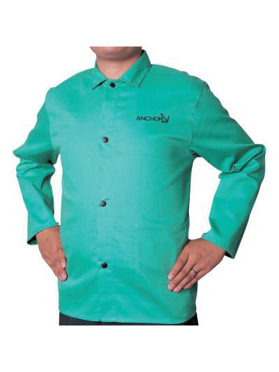 Flame Retardant (FR) Cotton Sateen Jacket, 2X-Large, Visual Green