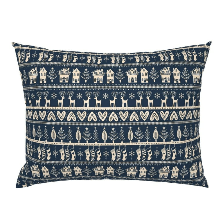Christmas standard pillow best sale shams