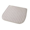 thumbnail image 1 of Cotton Seat Cushion with Anti-Slip Straps - 18.8 x 17.3 x 0.4 in, Universal Chair Cushion for Office, Dining & Stools, Breathable, Non-Clumping Filling, 1 of 4
