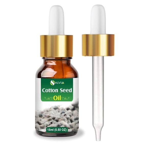 Cotton Seed (Gossypium Herbaceum) Oil 100% Pure & Natural Undiluted Uncut Carrier Oil | Use for Aromatherapy | Therapeutic Grade - 15 ML