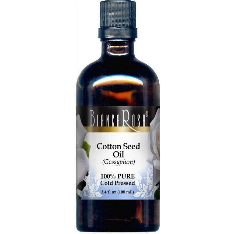 Cotton Seed Oil - 100% Pure, Cold Pressed (3.40 fl oz, Zin: 429079