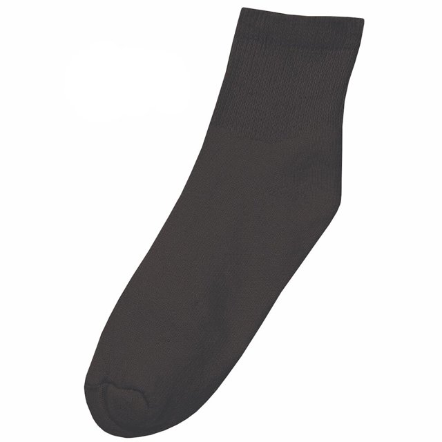 Cotton Sensitive Feet and Diabetic Comfort Socks Women's (2 Pair Pack) Black