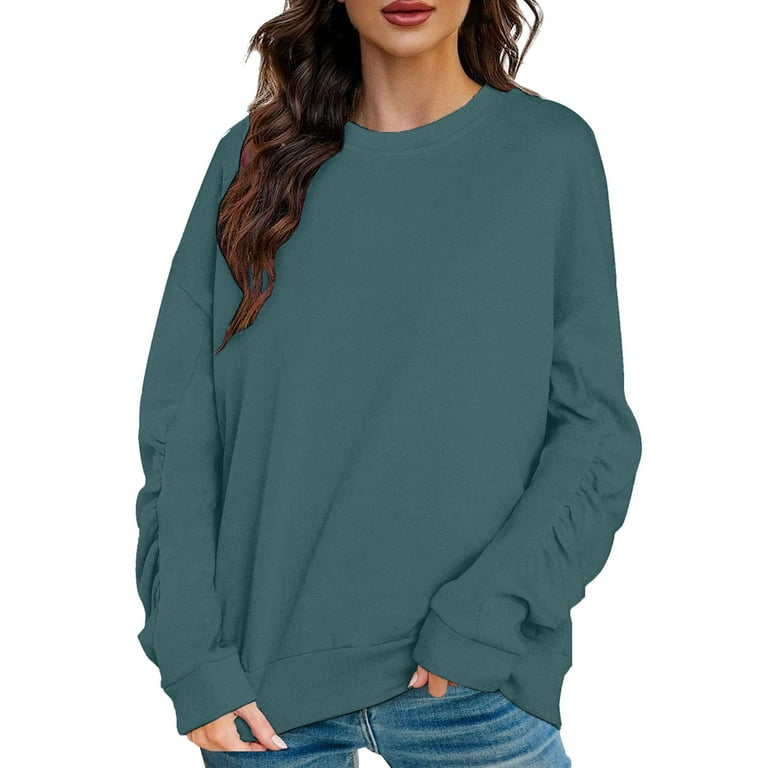 Cotton Set for Women Fitted Sweat Shirts Custom Plain Design No