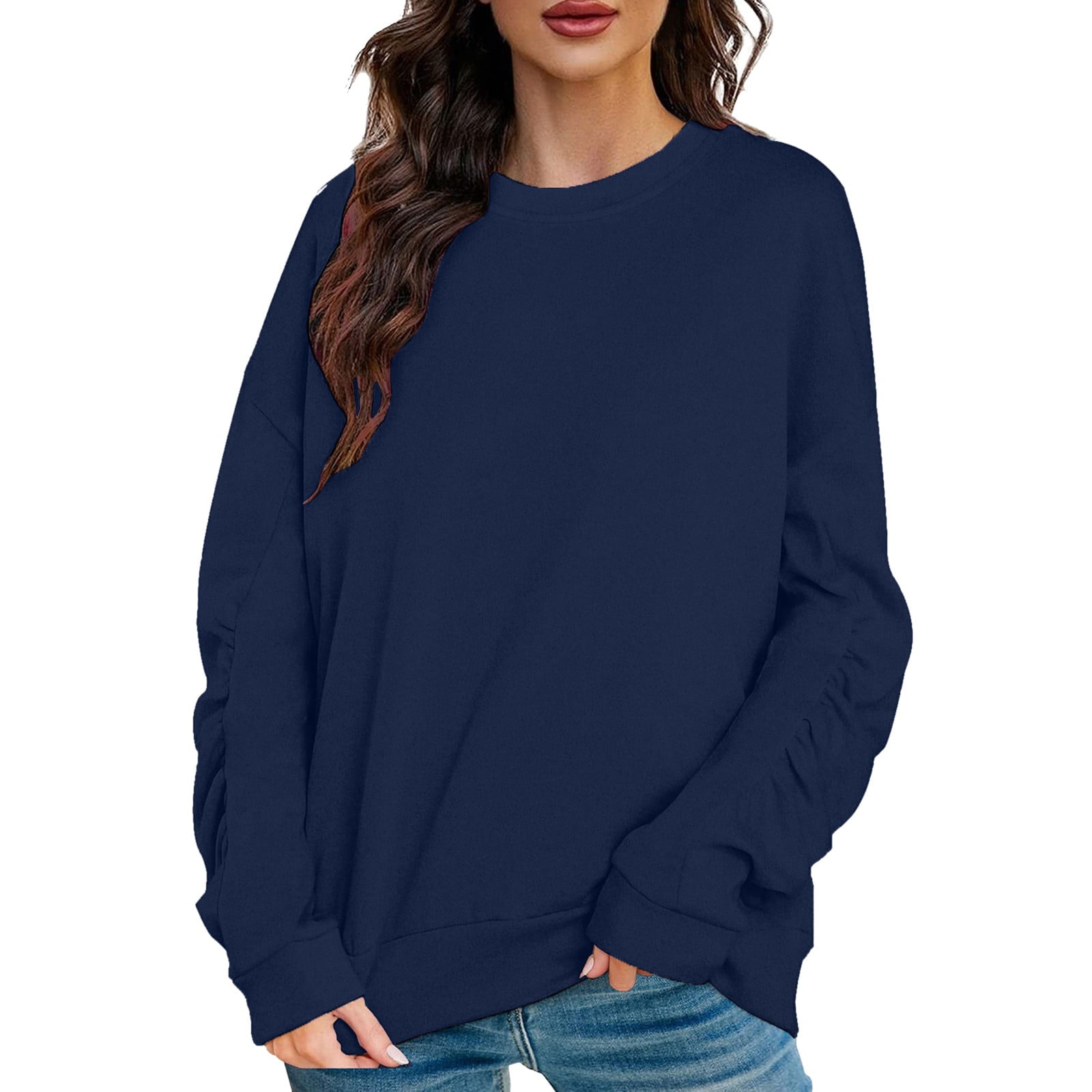 Cotton Set for Women Fitted Sweat Shirts Custom Plain Design No
