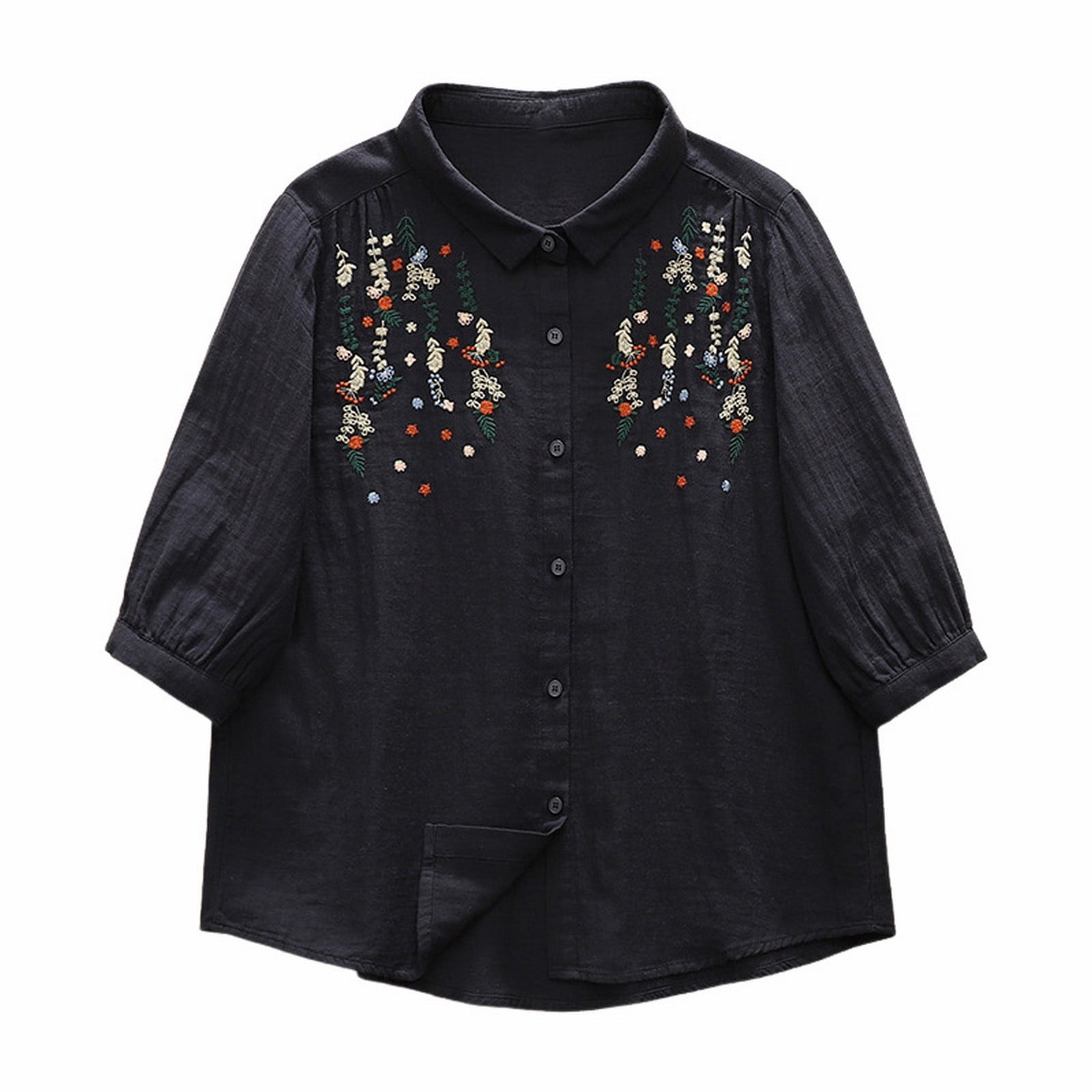 Cotton Shirts for Women 2026 Spring Summer Y2K Clothes Linen Women's ...