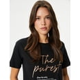 thumbnail image 1 of Cotton Short Sleeve Crew Neck Printed T-Shirt, 1 of 6
