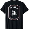 thumbnail image 1 of Cotton Short Sleeve Send It No Victory Without Sacrifice (on back) T-Shirt for Men Women, 1 of 5
