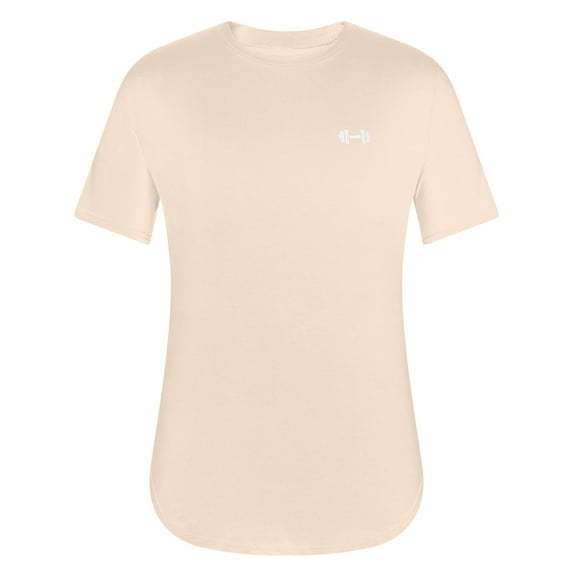 Cotton Short Sleeve T Shirt for Men Summer Gym Athletic Workout Muscle Shirts Casual Solid Crewneck Sports Tops