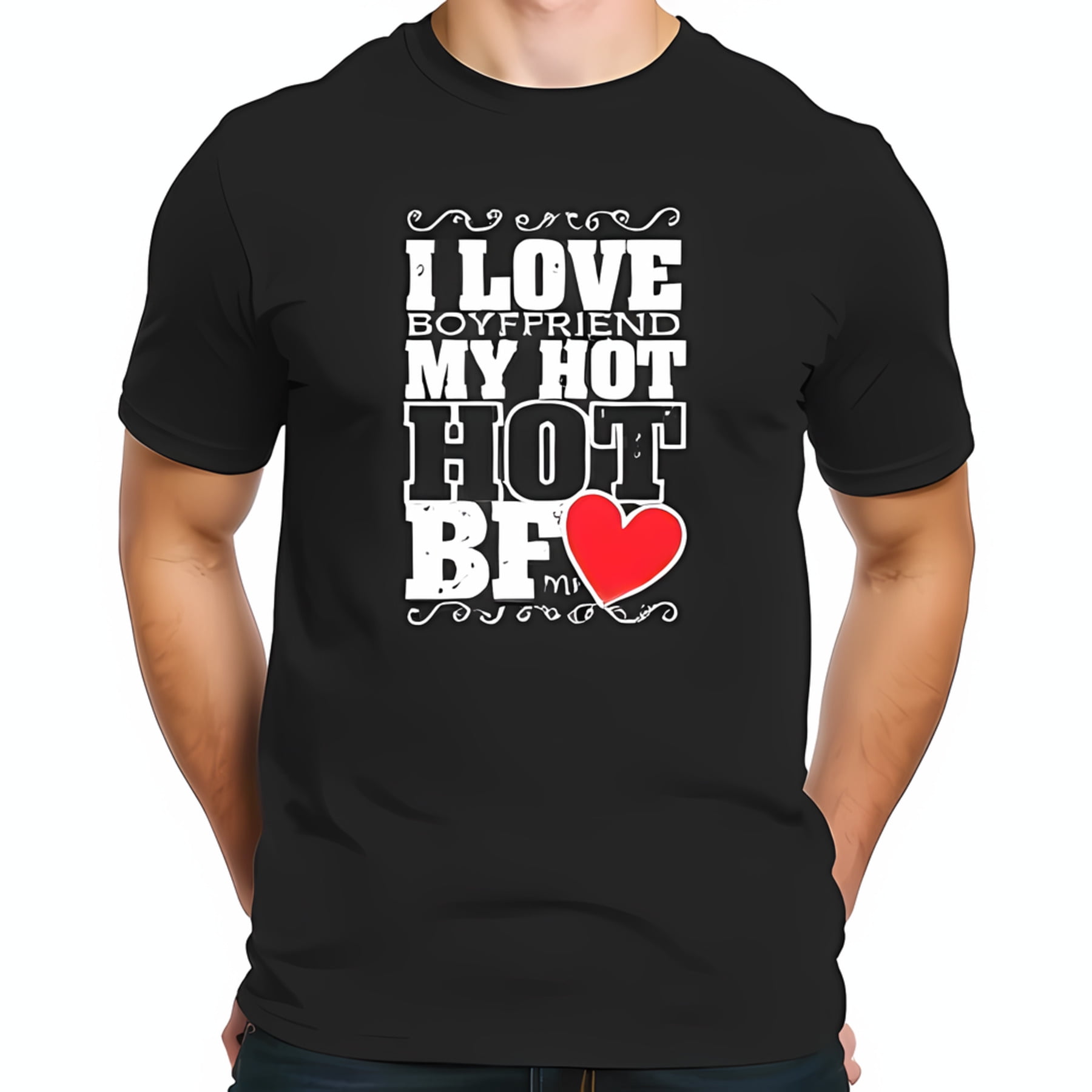 Cotton Short Sleeve T-Shirt with Bold 