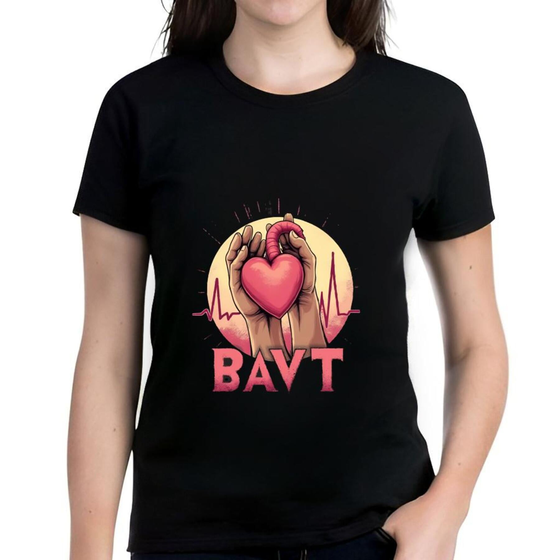 Heart Short Sleeve T Shirt